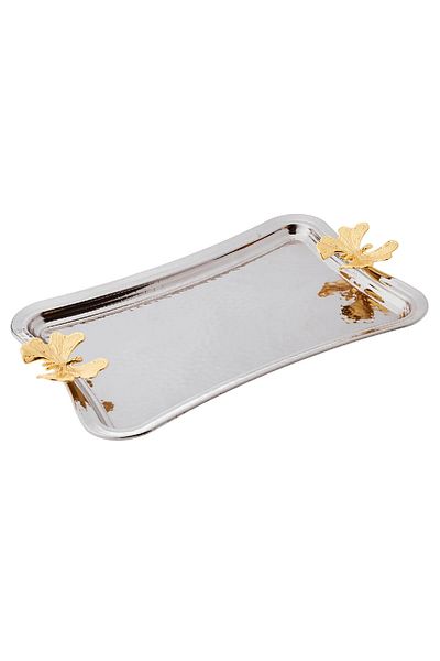 Emsan Butterfly Tray Platinum
