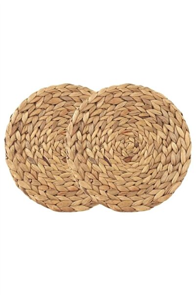 Genel Markalar 2'li Amerikan Servis Hasır Örme Supla Yuvarlak Bambu Kaliteli ...