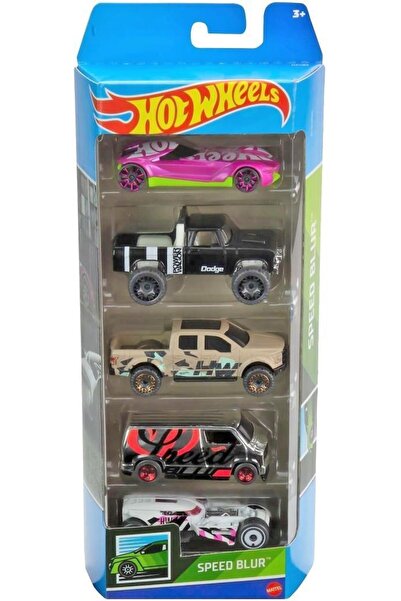 HOT WHEELS 1806 Beşli Araba Seti Speed Blur Hfv84