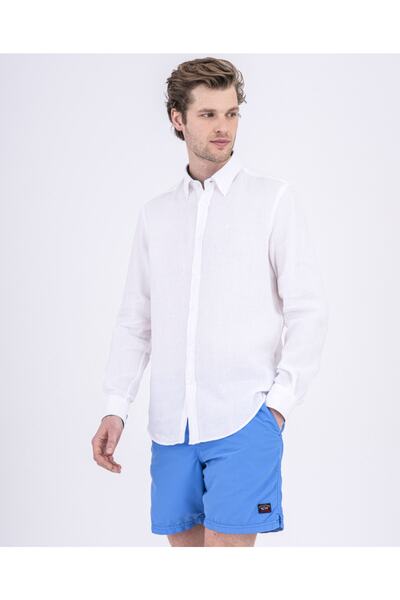 PAUL&SHARK قميص من الكتان - مقاس مريح وتصميم أنيق