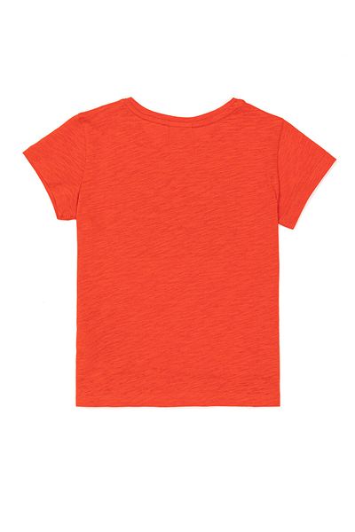 U.S. Polo Assn. Tricou roșu pentru fetiță