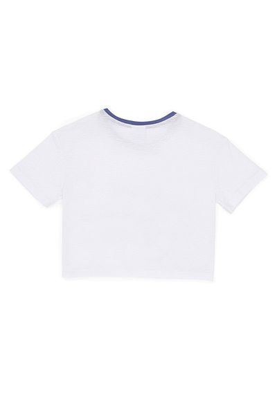 U.S. Polo Assn. Tricou pentru fetiță albastră