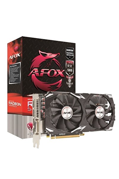 Afox Radeon Rx580 2048sp Afrx580-8192d5h3-v2 8gb Gddr5 256bit Dx12 Ekran Kartı
