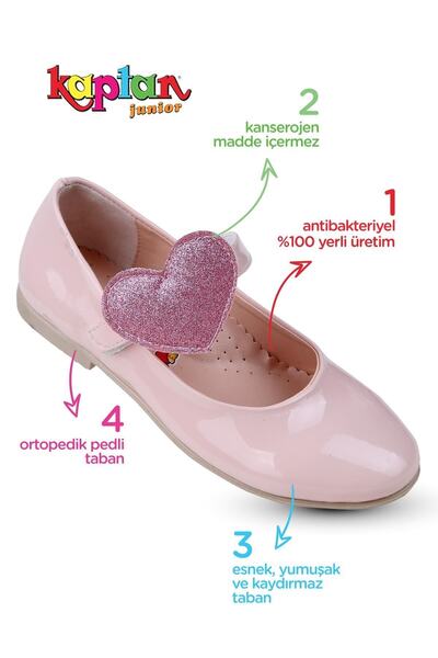 KAPTAN JUNIOR Girl's Orthopedic Shoes Ballet Brydk 300