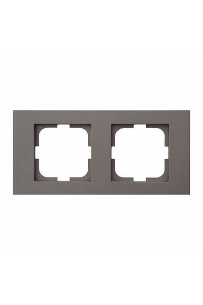 OVİVO Grano Metallic Anthracite Double Frame