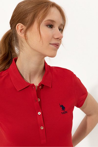 U.S. Polo Assn. Rochie roșie pentru femei