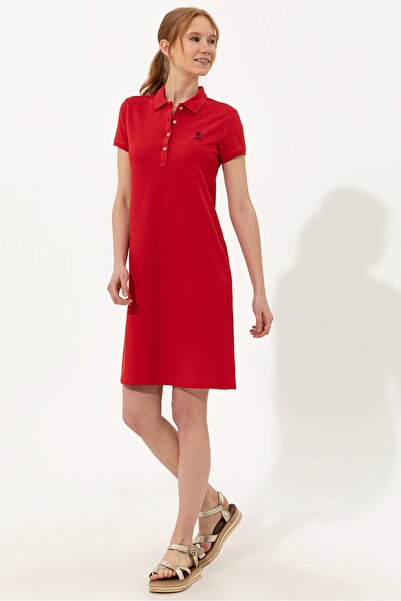 U.S. Polo Assn. Red Women Dress