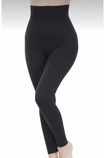 Elite Life Kadın Dikişsiz Karın Kalça Basen Şekillendirici Korseli Tayt T-04