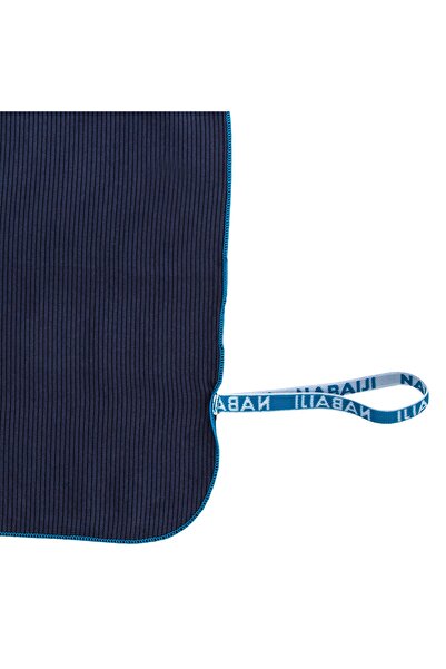 Decathlon Πετσέτα Nabaiji Microfiber - L 80 x 130- κοτλέ - Navy Blue