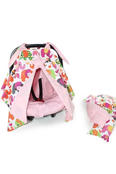 Atölye Eda Exclusive Puset Örtüsü Minderi Çarşafı 3 Parça