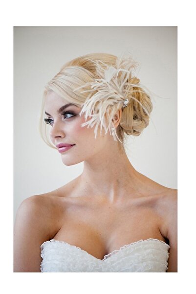 bba new trend Bridal Cap with Buckle Wedding Bridal Cap Buckle wedding Hair A...