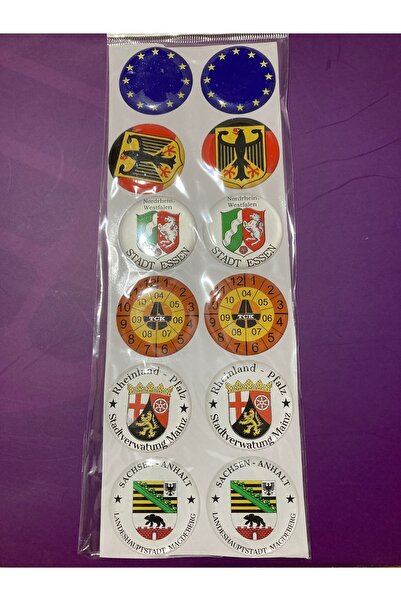 HIZTUNING Plate Drop Label Stamp Plate Stamp Plate Stamp Sticker