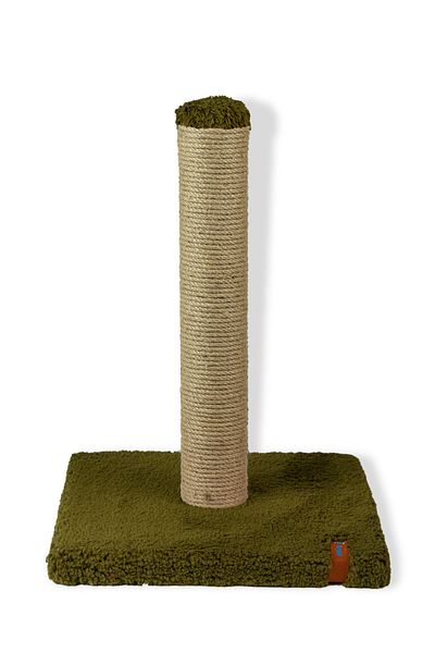 PUGALO Scratching Economical Scratching Board 42 Cm Plush Scratching Board Green