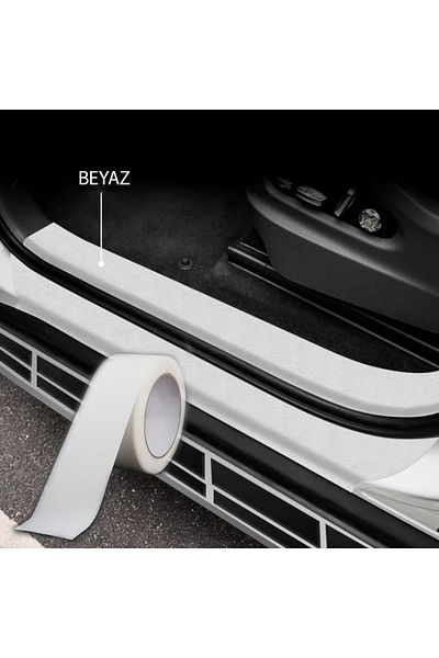 FRT Ottoman Door Scratch And Protection Tape Anti-Scratch Tape Door Protection White 10 Meters X 10 Cm