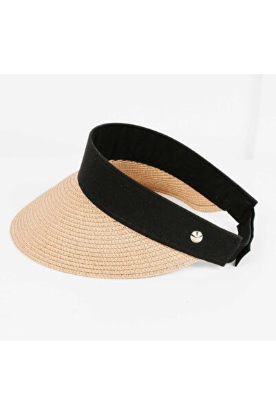 Hat Factory Straw Wide Visor Hat