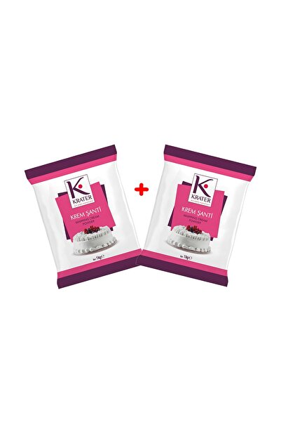 Krater Toz Krem Şanti 1 Kg. 2'li