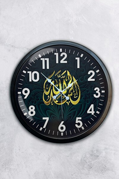 Kasva Concept Μαύρο μεταλλικό ρολόι τοίχου αντίκα αυτοκινήτου 40 εκ.