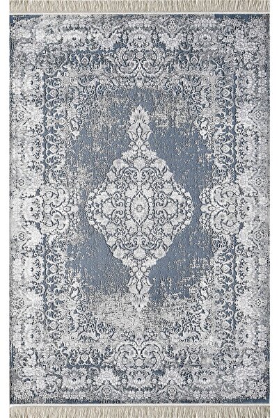 Royal Halı Roma Xr05b Gri Mavi Makine Halısı