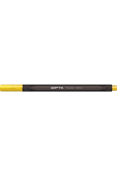 Gıpta - Fineliner 0.4 Mm Yellow Pen