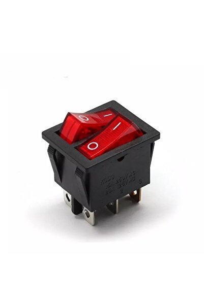 Genel Markalar Ic-101 Ikili Işıklı Anahtar On-off 6p