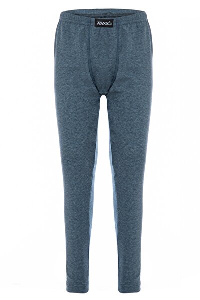 TOLIN Момчешко термо бельо от памук с еластан, индиго меланж, Shardoon 7390