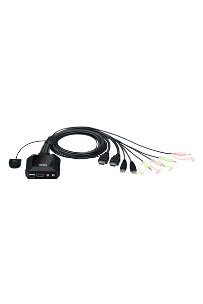 Aten Cablu switch KVM CS22H cu 2 porturi USB 4K HDMI