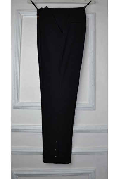 elma abone Pantaloni crep skinny cu împânzire