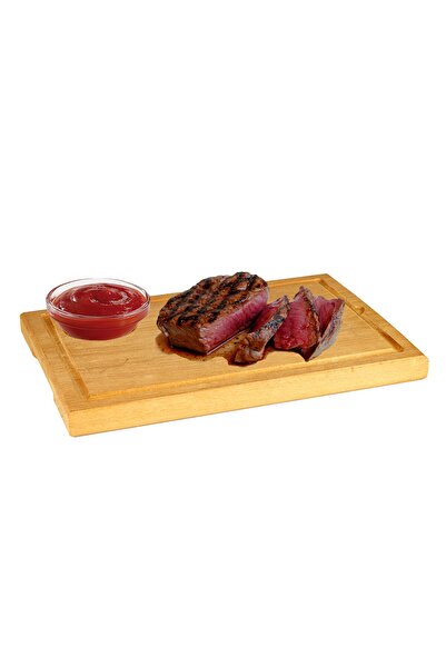 AhsaptanHerSey Cutting Board and Meat Presentation Board Solid Hornbeam Wood