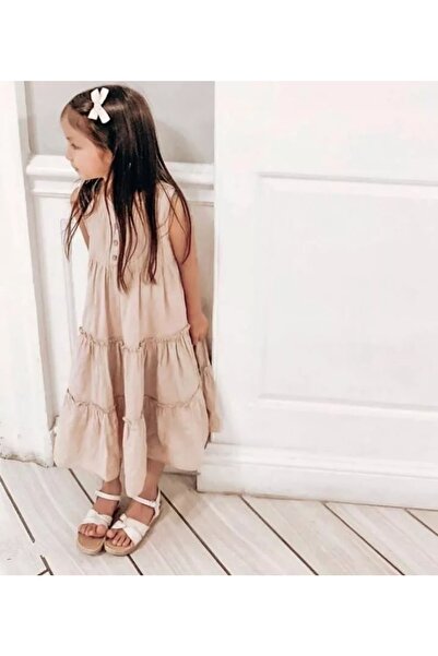 Bebeu 100% Organic Double Layer Muslin Native Country Model Girl's Dress