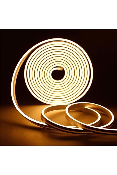 repplam 7 Metre 12 Volt Neon Led Günışığı 12v Neon Şerit Led Yüksek Işık Sili...