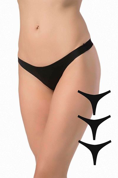 Papatya Cotton Laser Cut 3 Pack Thong