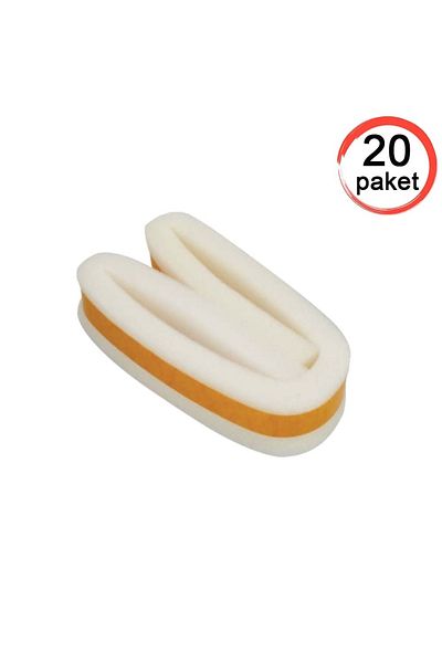 OKÇUKARDEŞLERYAPIMARKET Sponge Under Door Tape Thermal Insulation Sponge 90 Cm (20 Pack)