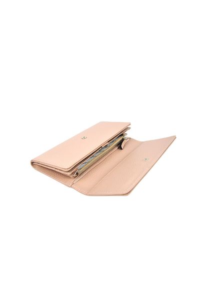Eminsa Women's Powder Color Leather Wallet