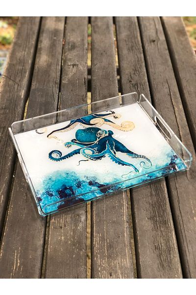 Queen Bee İstanbul Marine Series Plexiglass Tray 40x30cm