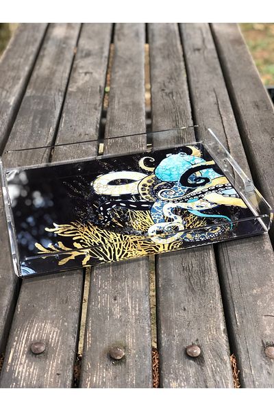 Queen Bee İstanbul Marine Series Plexiglass Tray 40x30cm