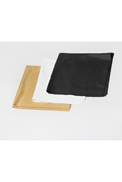 vekaconcept %100 Microfiber Gözlük Temizleme Bezi 50 Adet Optik Beyaz 15x15