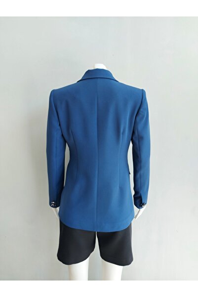 donna attraente Indigo Blazer Ceket