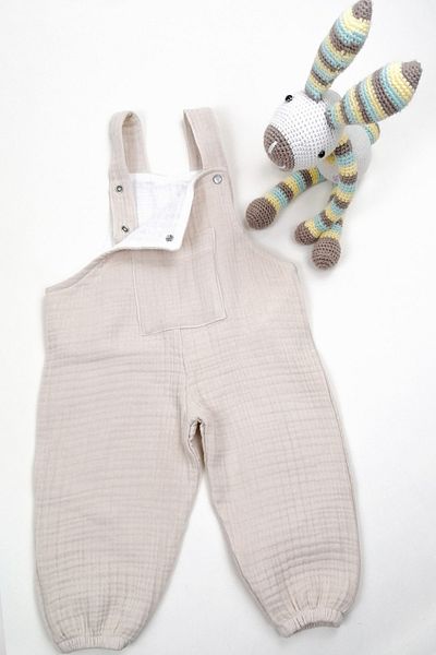 la mure baby 100% Cotton 4 Layer Muslin Baby / Kids Jumpsuit Oeko-tex Certified