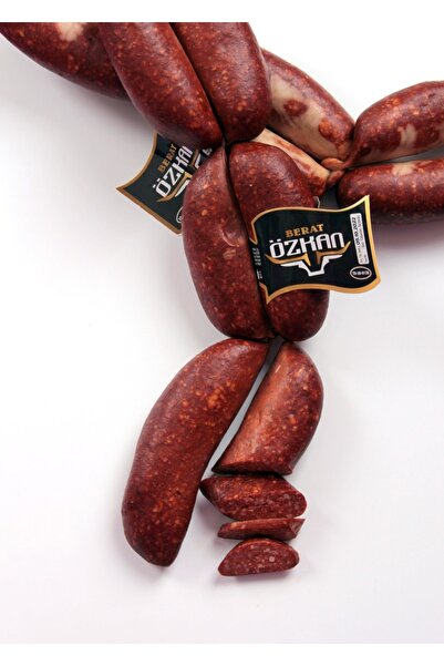 Berat Özkan Sucuk 1 Kg %100 Dana Etinden Imal El Yapımı Evlik Kayseri Sucuğu