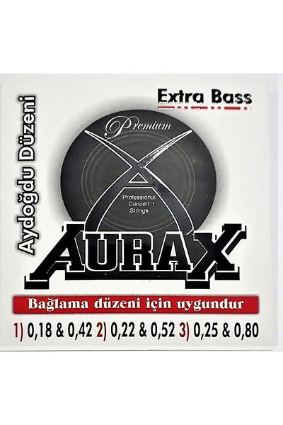 Aurax Ax-18P Germany Professional Binding Wire - 0.18 Short Handle, Extra Bass Moonside Layout