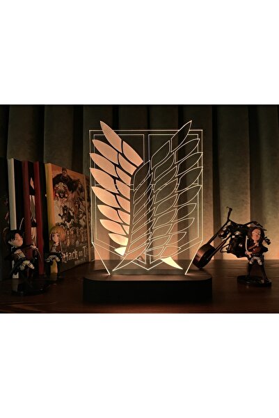PETRADESIGN Attack On Titan Wings Of Freedom Masa Lambası