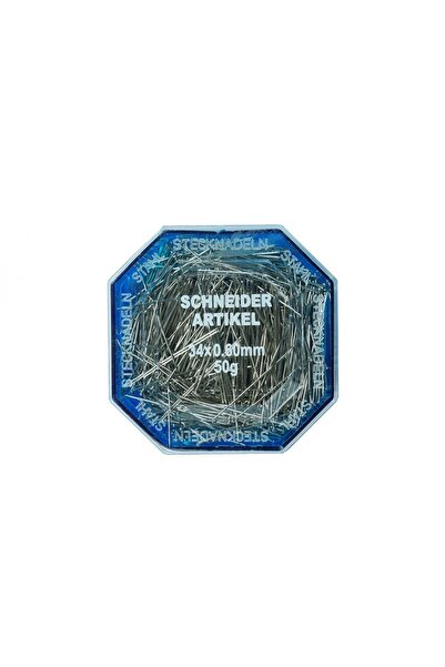 serpildüğme Schneıder Artıkel Toplu Iğne 50 Gr. 34 No. Alman Malı Çelik - Inc...