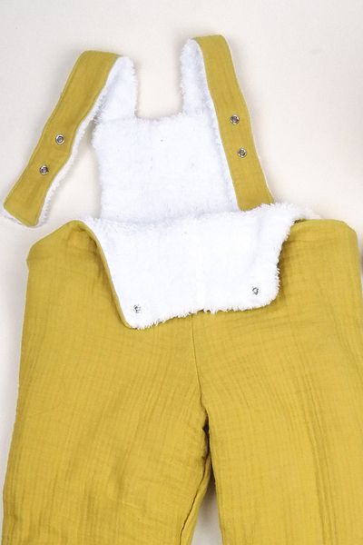 la mure baby Autumn & Winter Muslin Baby Kids Jumpsuit 4 Layers Muslin & Wellsoft