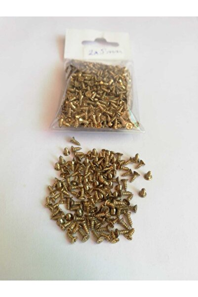 craftsy Menteşe, Ayak, Ağaç, Sunta Vidası Sarı 2 X 5mm 100gr