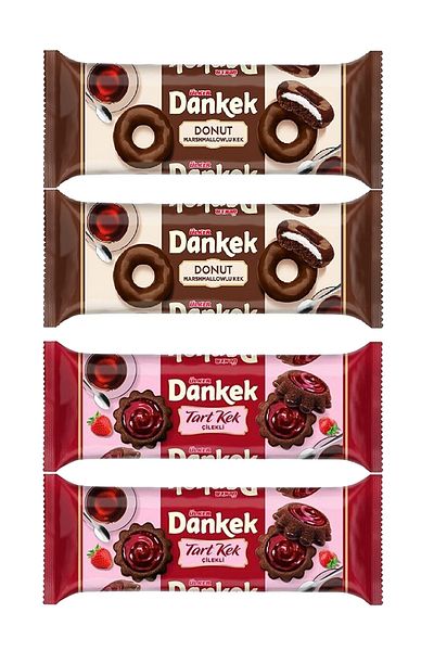 Ülker Package of 4 Lc Dankek Donuts and Tart Cakes
