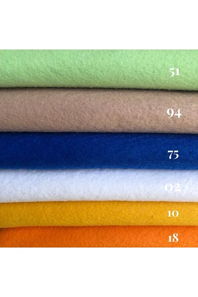Yumuşakkeçe Thin Soft Felt 100*100 Cm 6 Colors