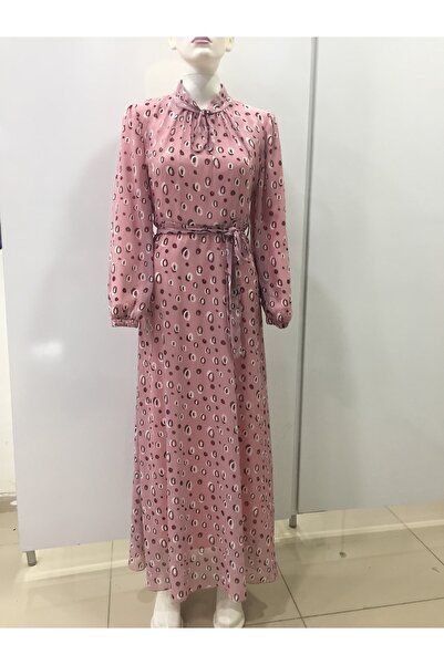 Alkan Kadın Pembe Abiye
