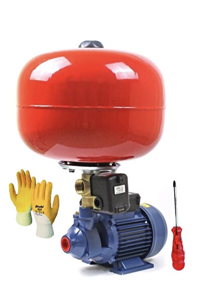 SCHUTZENGER Bakır Sargı Qb60 24 Lt Tank Santrifüj Otomatik Hidrofor Pompa Paket 0,70hp 0.55 Kw