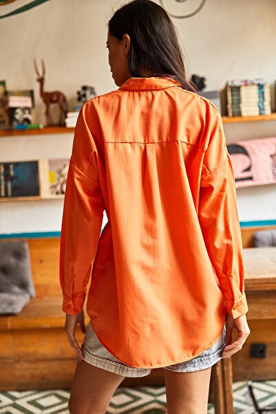 Olalook Shirt - Orange - Oversize