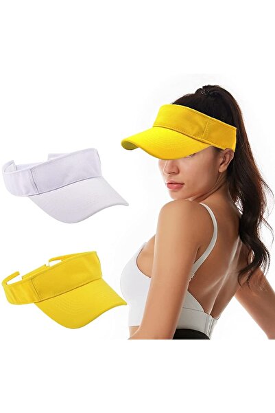 Açık Butik Unisex Uv Protective Sports Beach Visor Σετ καπέλων 2 τεμαχίων
